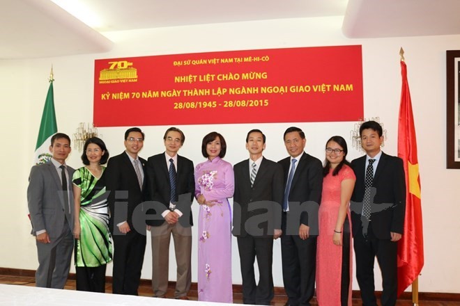 Vietnamese embassies celebrate 70 years of diplomatic sector - ảnh 2